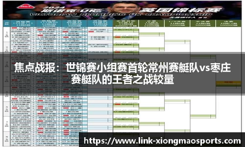 焦点战报：世锦赛小组赛首轮常州赛艇队vs枣庄赛艇队的王者之战较量